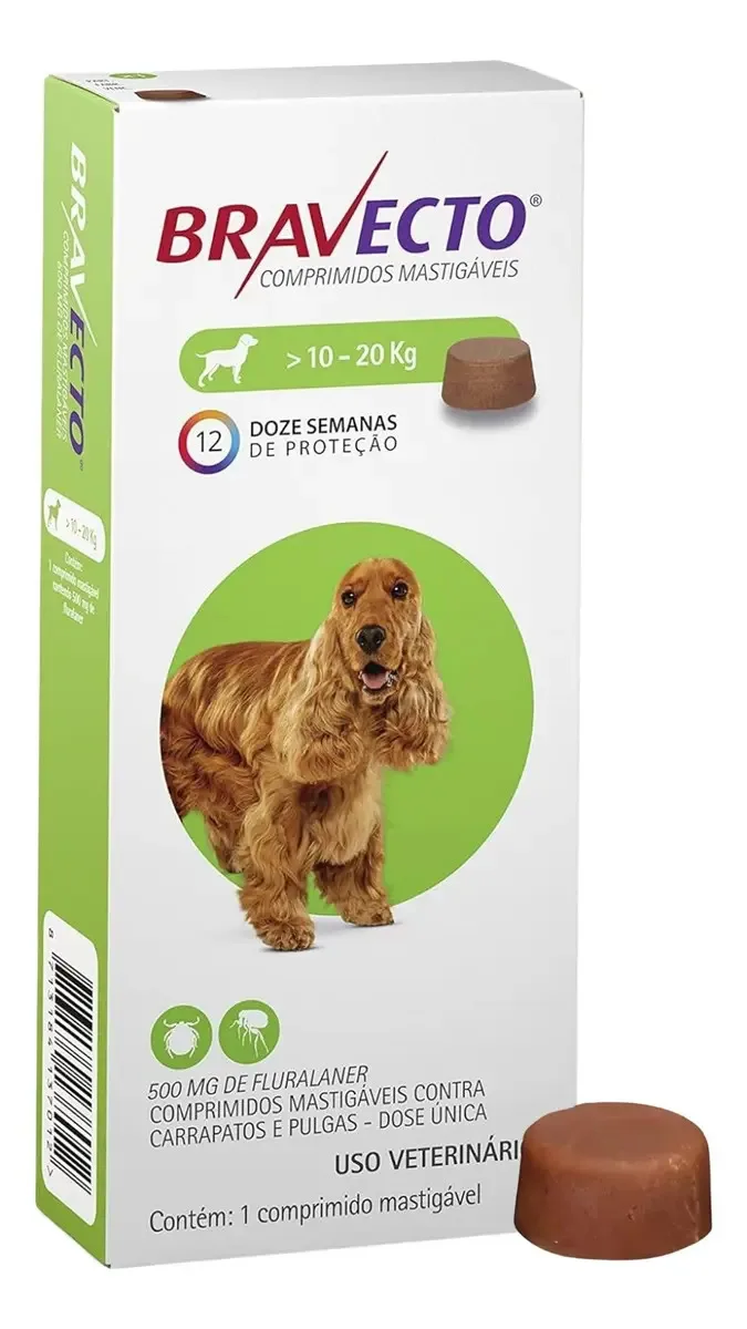 Bravecto Comprimido Perros de 10 a 20 kg