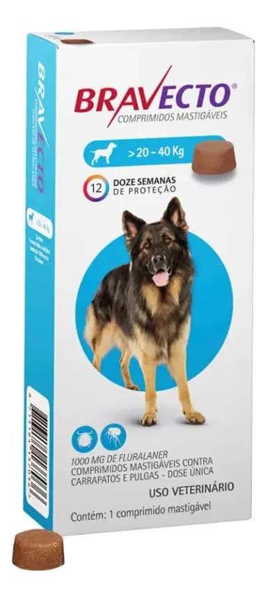 Bravecto Comprimido Perros de 20 a 40 kg