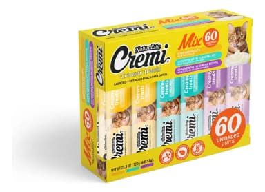 Naturalistic Cremi Snack Gato Pollo Mix (pack de 60 tubos, 720 g)