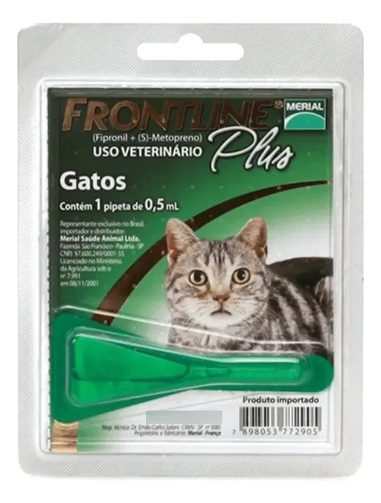 Frontline Plus pipeta antipulgas gatos (1 unidad)