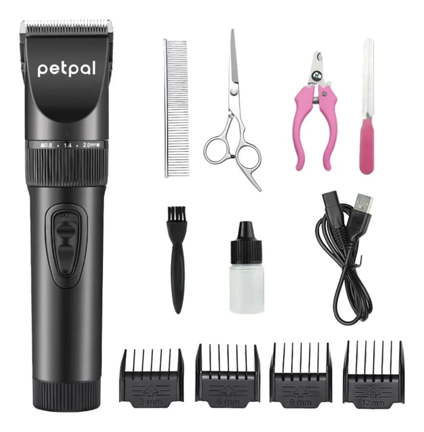 Petpal Máquina Cortapelo para Mascotas Kit Completo